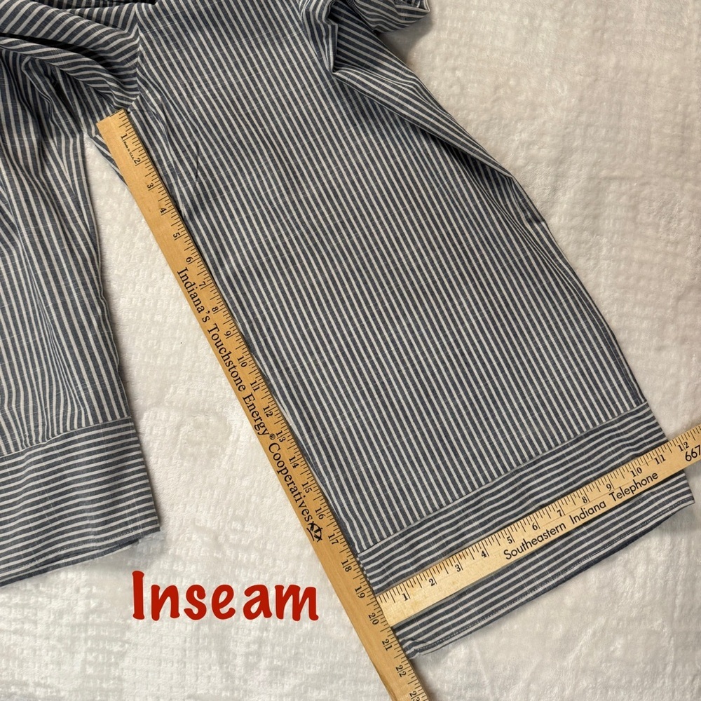 NEW Speechless Wide Leg Navy & White Striped Cropped Romper Jumper - Picture 9 of 12